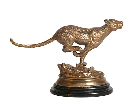 FIGURINE LEOPARD	Фигурка леопарда, левая, бронза H: 15 cm | W: 24 cm | D: 10 cm