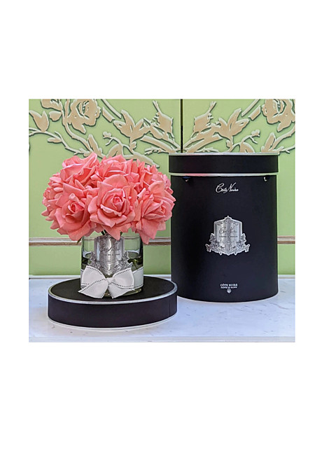 GRAND BOUQUET white peach naby box	Большой букет роз,  2 спрея по 10 мл, коралловый, ВхШхД  32х26х26