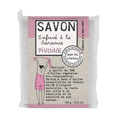 PIVOINE Мыло твердое 100 гр, аромат пион