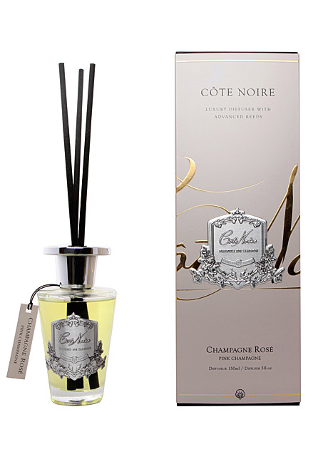 CHAMPAGNE ROSE Диффузор, серебряный декор, 150 мл, ВхШхД  30х10,5х10,5 см